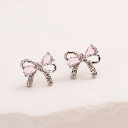 Aretes lazos de amor y amistad