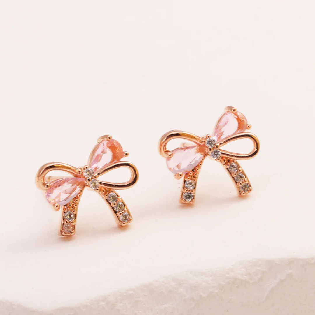 Aretes lazos de amor y amistad