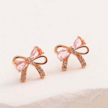 Aretes lazos de amor y amistad